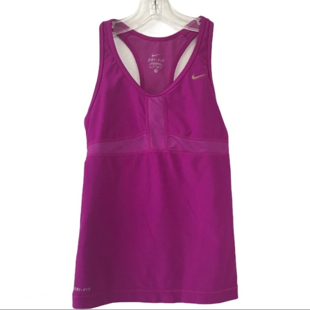 Nike Dri fit work out pink tank top XS
